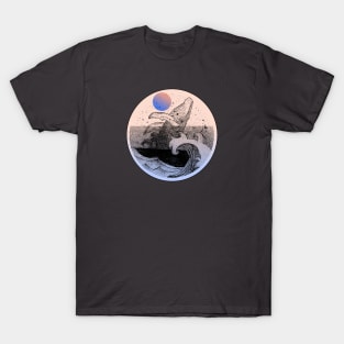 Jumping Whale in the Waves T-Shirt